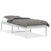 vidaXL Metal Bed Frame without Mattress White 80x200cm
