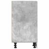vidaXL Bottom Cabinet Riga Concrete Grey 40x44.5x81.5 cm Engineered Wood