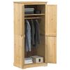 vidaXL Wardrobe Corona 76x50x170 cm Solid Wood Pine