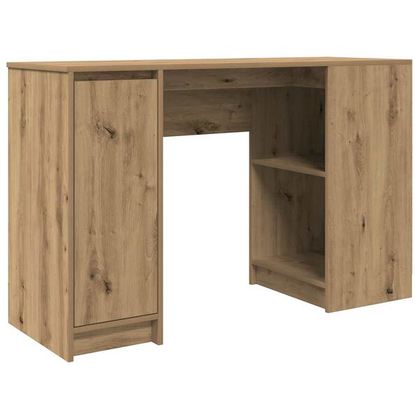 vidaXL Desk Artisan Oak 120x42x76 cm Engineered Wood