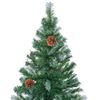 vidaXL Artificial Christmas Tree with Stand Green 180 cm PVC and Steel