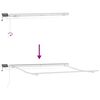 vidaXL Retractable Awning Manual Beige 350 x 250 cm Fabric and Steel