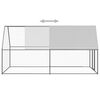vidaXL Chicken Cage 2x4x2 m Galvanised Steel