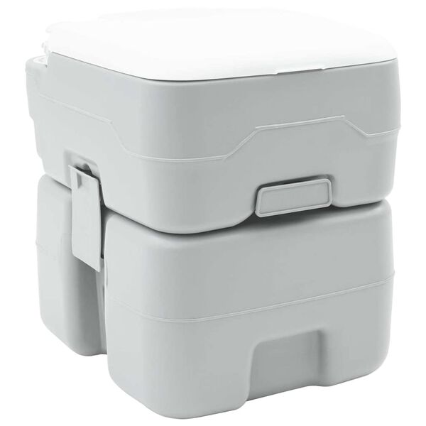 vidaXL Camping Toilet Grey 41.5 x 36.5 x 42 cm