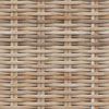 vidaXL Storage Bench with Cushion Natural 110 x 40 x 50 cm Rattan
