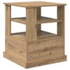 vidaXL Bedside Cabinet Artisan oak 50 x 50 x 60 cm Engineered wood