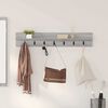 vidaXL Wall-Mounted Coat Rack Grey Sonoma 100 x 10.5 x 18 cm
