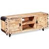 vidaXL TV Cabinet Rough Mango Wood 120x30x50 cm