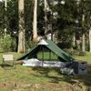 vidaXL Camping Tent 2-Person Green Waterproof
