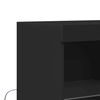 vidaXL Sideboard Black 81x37x100 cm Engineered Wood