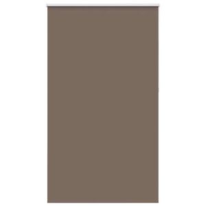 vidaXL Roller Blind Blackout Coffee 125x210 cm Fabric Width 121.6 cm Polyester