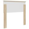 vidaXL Headboard with Headboard Sonoma Oak 90 cm Engineered wood