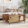 vidaXL Coffee Table Old Wood 80 x 80 x 36.5 cm Engineered Wood