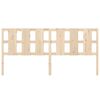 vidaXL Bed Headboard 205.5x4x100 cm Solid Wood Pine