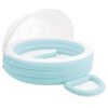 INTEX Pool Lounge Float with Canopy Light Blue and White PVC