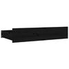 vidaXL Bed Frame without Mattress with Drawers Black Super King