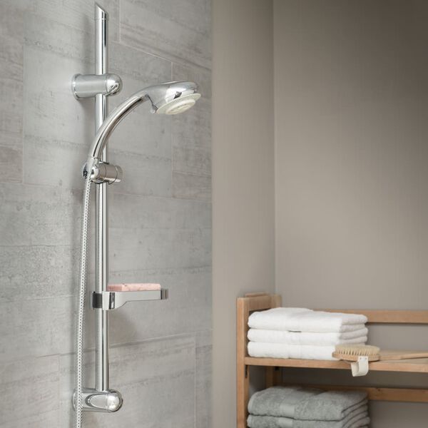 SCH&Uuml;TTE Shower Rail Set FRESH Chrome