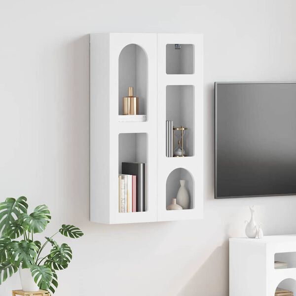 vidaXL Hanging Cabinet White 59 x 20 x 100 cm Engineered Wood