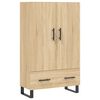 vidaXL Highboard Sonoma Oak 69,5x31x115 cm Engineered Wood