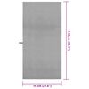 vidaXL Sports Towels 2 pcs Dark grey 140 x 70 cm