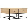 vidaXL Coffee Table Sonoma Oak 80x80x40 cm Engineered Wood