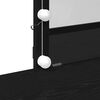 vidaXL Dressing Table Black oak 100 x 40 x 130 cm Engineered wood