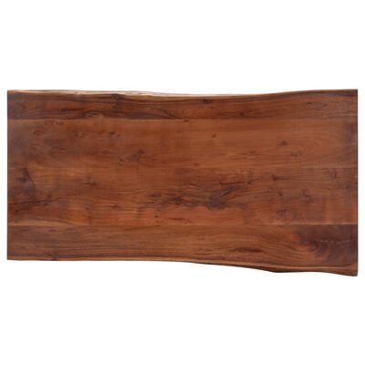 vidaXL Coffee Table with Live Edges 115x60x40 cm Solid Acacia Wood
