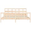 vidaXL Bed Frame without Mattress 200x200 cm Solid Wood Pine