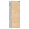 vidaXL Storage Cabinet Concrete Grey 80x42.5x225 cm Engineered Wood