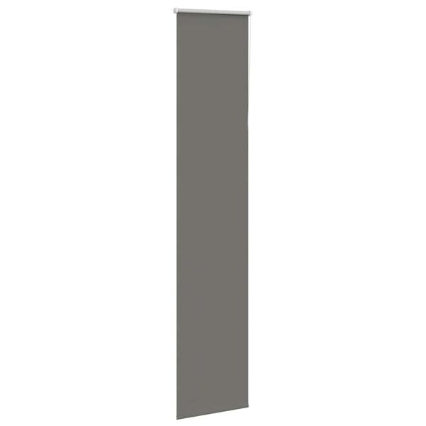 vidaXL Roller Blind Blackout Grey 50x230 cm Fabric Width 45.7 cm Polyester