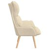 vidaXL Armchair Cream 69 x 74 x 93 cm Sherpa Fabric