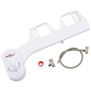 vidaXL Bidet Toilet Seat Attachment Single Nozzle