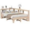 vidaXL Bookcase Bed without Mattress 120x200cm Solid Wood Pine