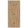 vidaXL Storage Bed Frame Artisan Oak 100 x 200 cm Engineered Wood