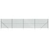 vidaXL Chain Link Fence with Spike Anchors Green 1,6x10 m