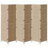 vidaXL Room Divider Folding Manual Beige 292 x 180 cm Poly Rattan
