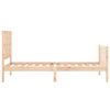 vidaXL Bed Frame without Mattress 90x190 cm Single Solid Wood Pine