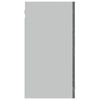 vidaXL Hanging Glass Cabinet Lyon Grey Sonoma 80x31x60 cm Engineered Wood