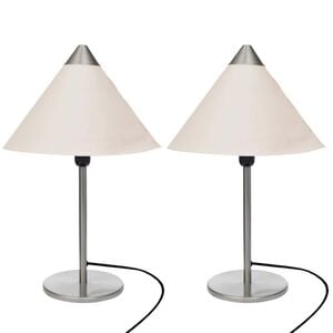vidaXL Lamps 2 pcs White 25 x 25 x 40 cm Paper