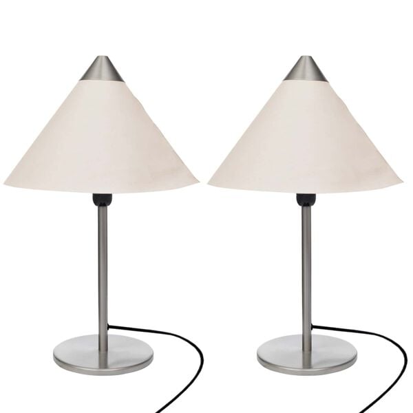 vidaXL Lamps 2 pcs White 25 x 25 x 40 cm Paper