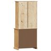 vidaXL Highboard VIGO 78x40x175 cm Solid Wood Pine