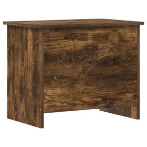 vidaXL Storage Chest Smoked Oak 60 x 40 x 50 cm Engineered Wood