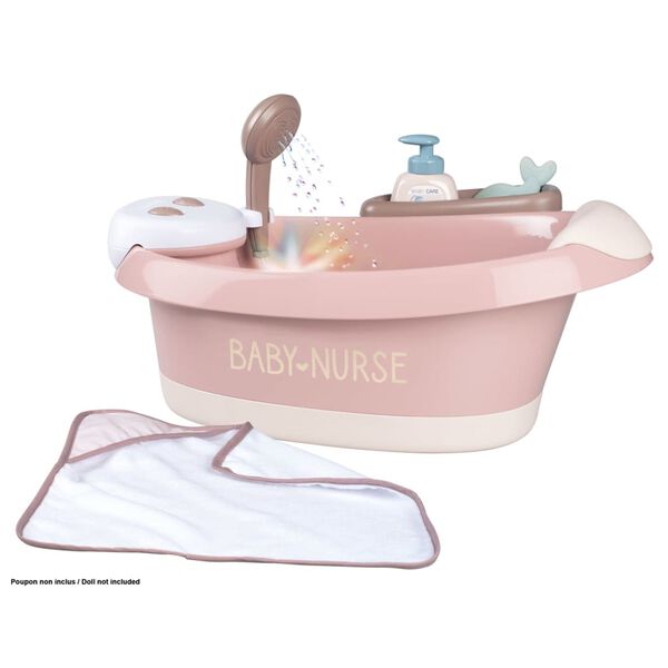 Smoby 2-in-1 Baby Doll Nurse Balneo Toy Bath and Accessories