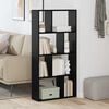 vidaXL Book Cabinet Black Oak 60 x 20 x 102.5 cm Engineered Wood