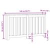 vidaXL Radiator Cover Sonoma Oak 149x20x82 cm Engineered Wood