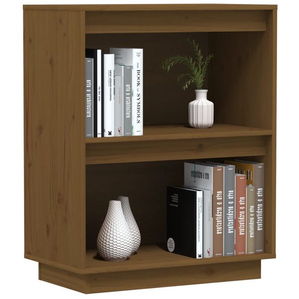 vidaXL Console Cabinet Honey Brown 60x34x75 cm Solid Wood Pine