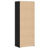 vidaXL Highboard 2 pcs Black Oak 70 x 42.5 x 185 cm