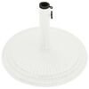 vidaXL Umbrella Base White 45x45x30 cm Cast Iron