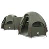 vidaXL Family Tent with Rainfly Water-resistant 14-Person Army Green