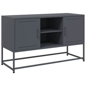 vidaXL TV Cabinet Anthracite 100.5x39x60.5 cm Steel